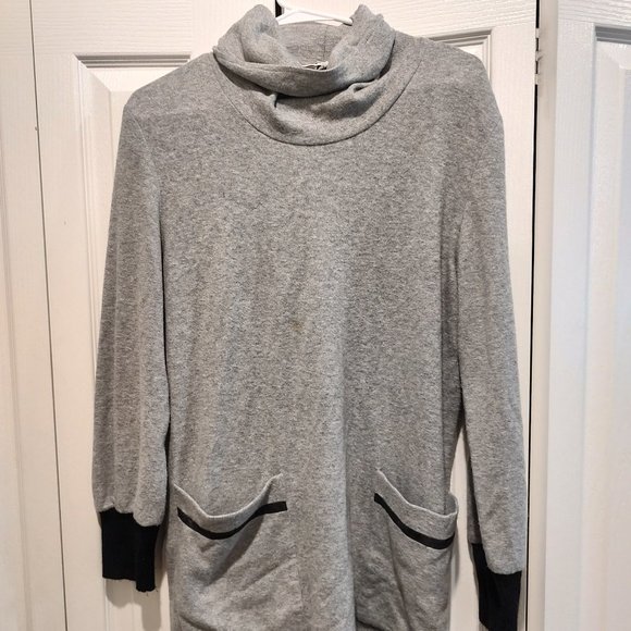 Caron: Gray Full Body Sweater Dress, Comfy Fall wear - Picture 1 of 2